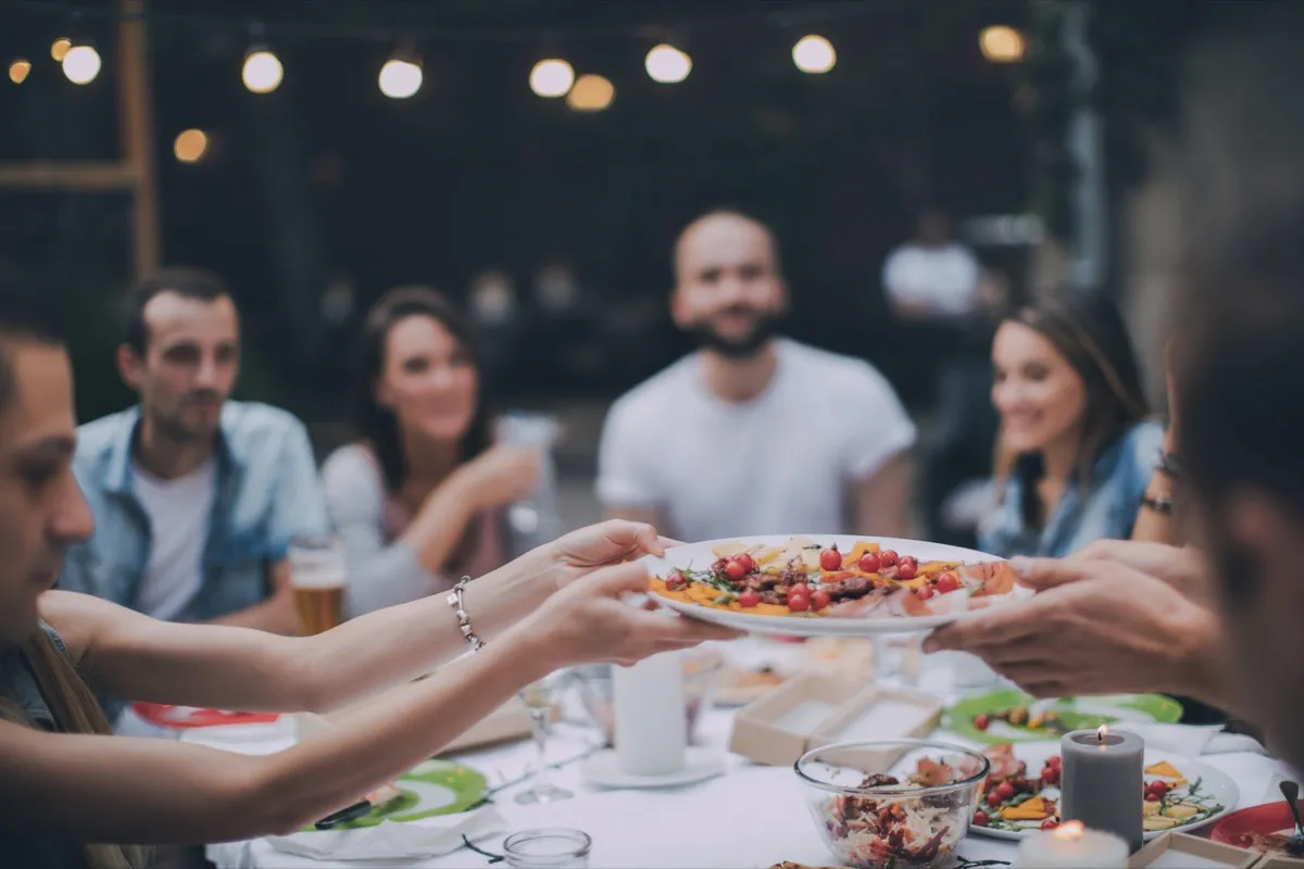 A feast together with friends