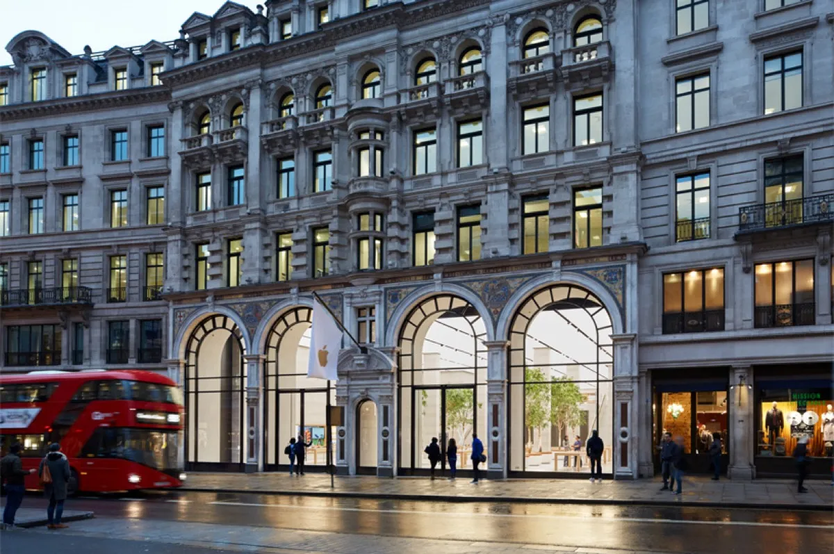 英國攝政街Apple旗艦店