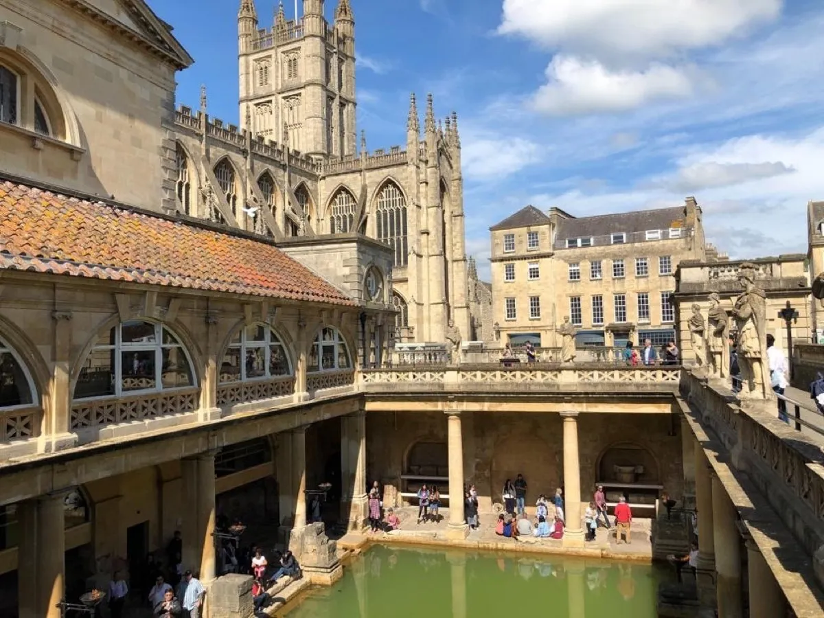 The Roman bath in Bath