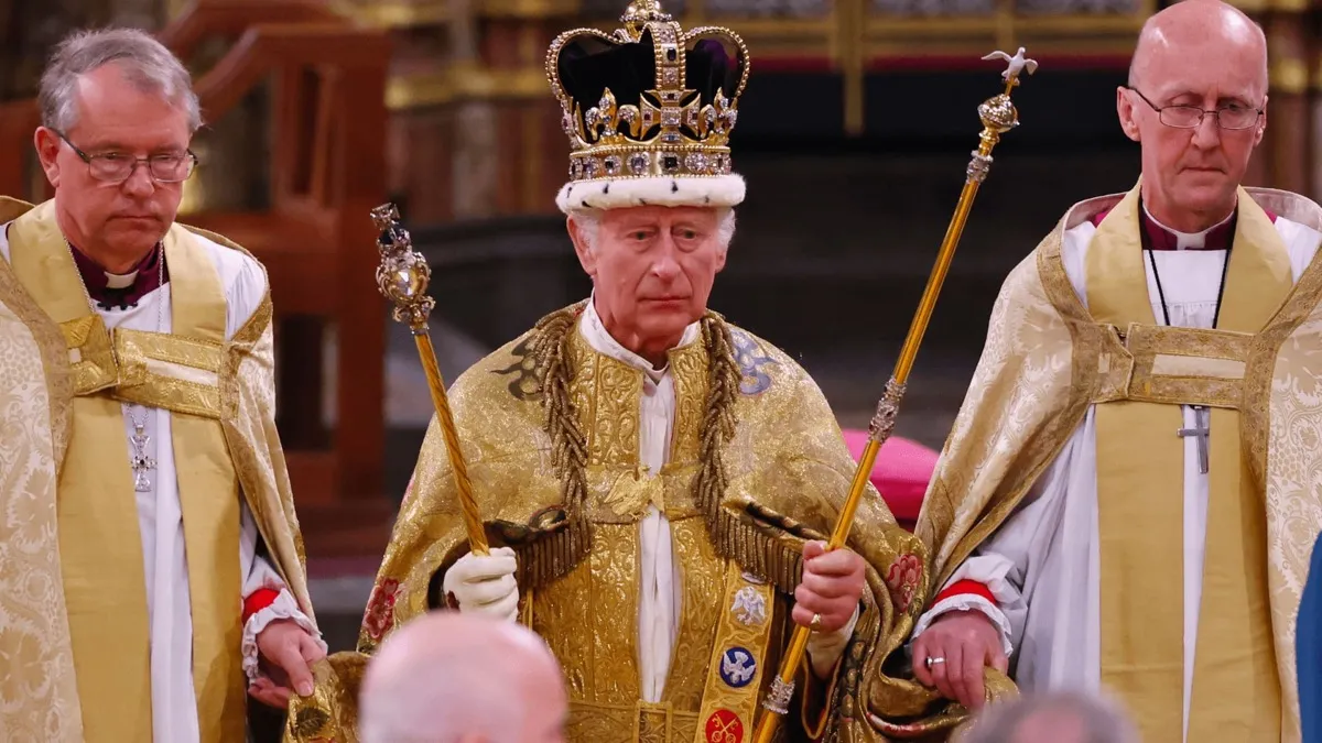 The coronation of King Charles