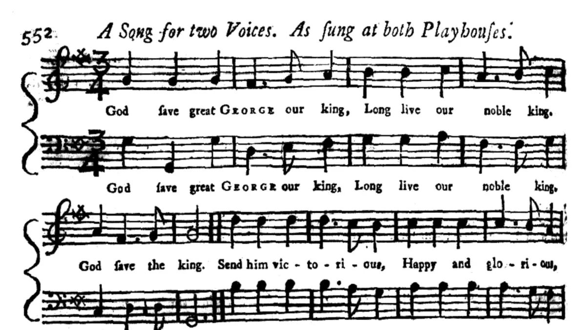 The National Anthem of England