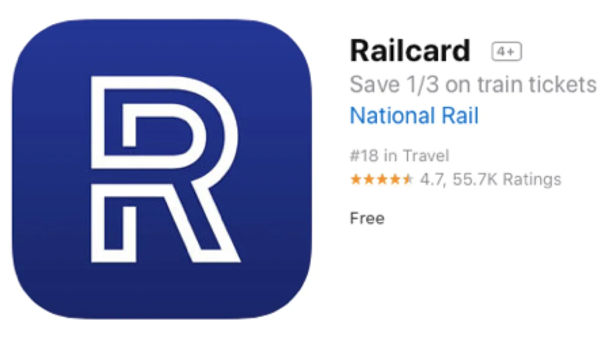 electronic train tickets app 
