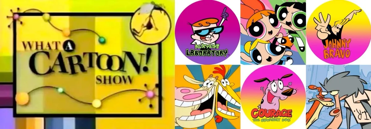 colorful cartoon posters