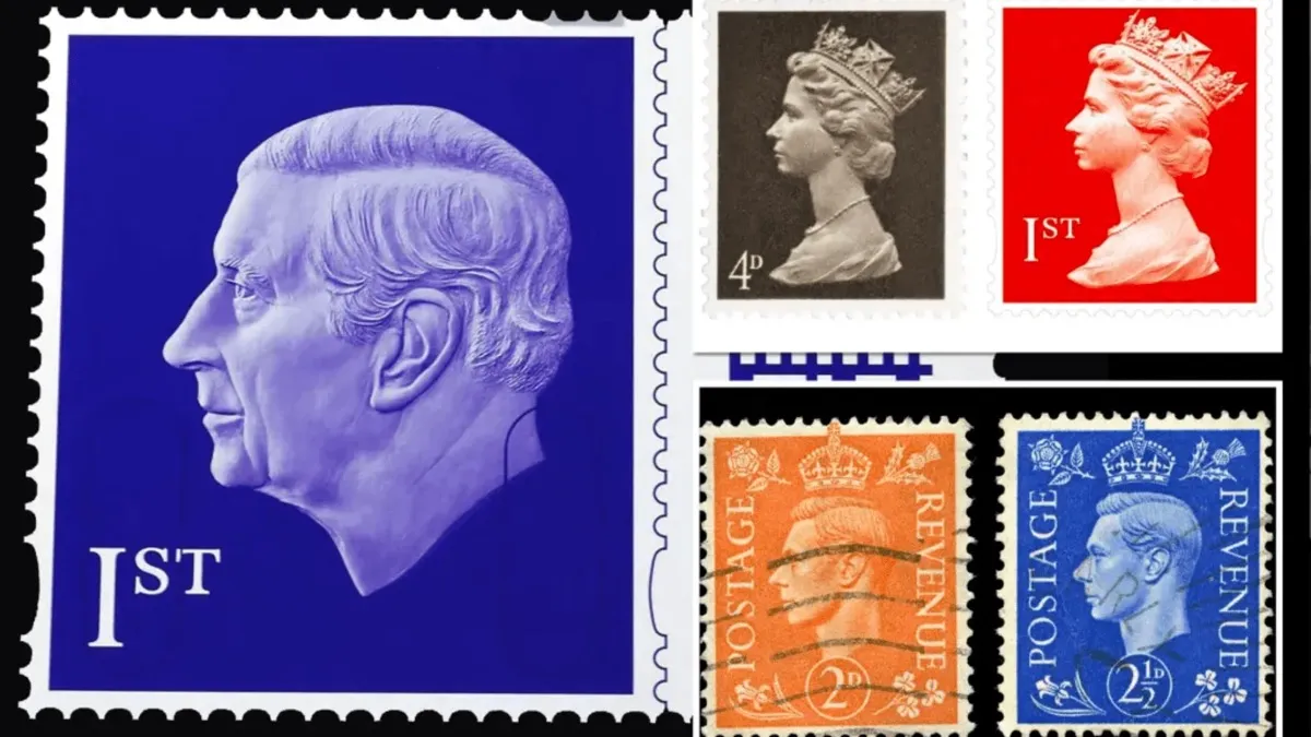 The royal stamps of England