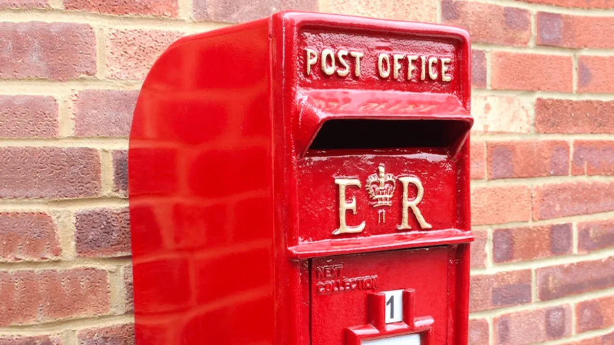 The Royal mailbox of England